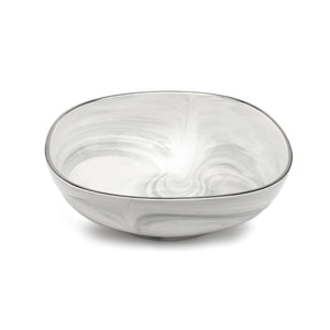 12.2" SQUARE BOWL from the marble collection