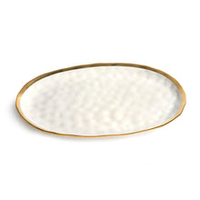 Load image into Gallery viewer, GOLD NEW BONE CHINA OVAL PLATTER
