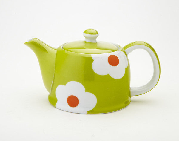 Green Daisy Teapot