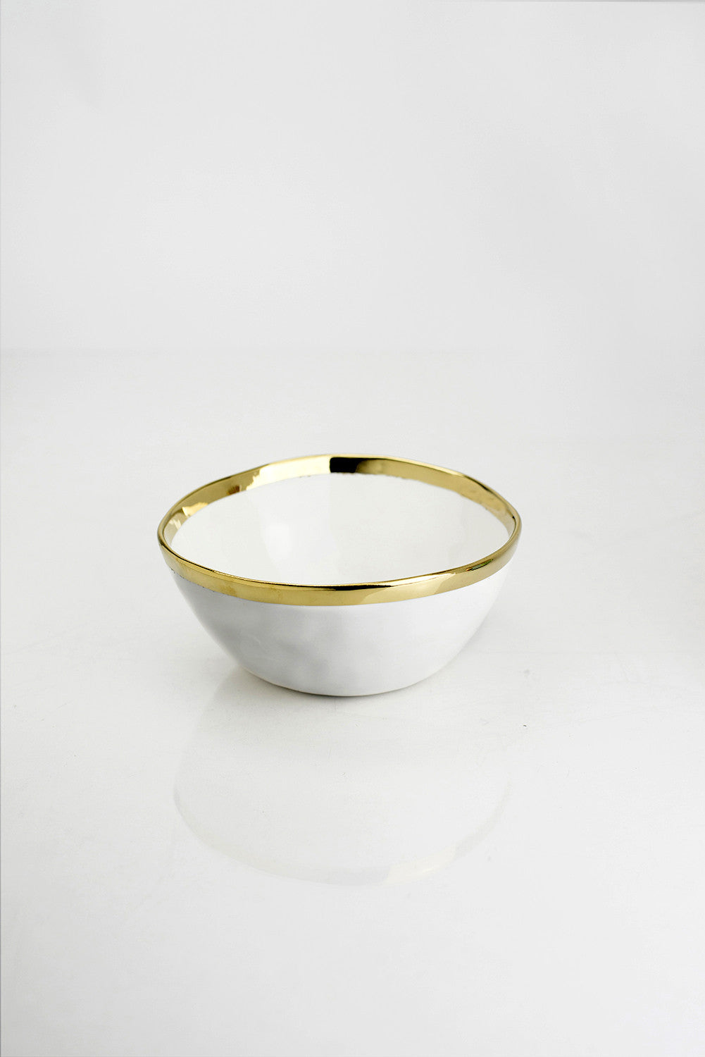 ReaNea Gold Yellow Cereal Bowls 4 Pieces, Unbreakable And Reusable