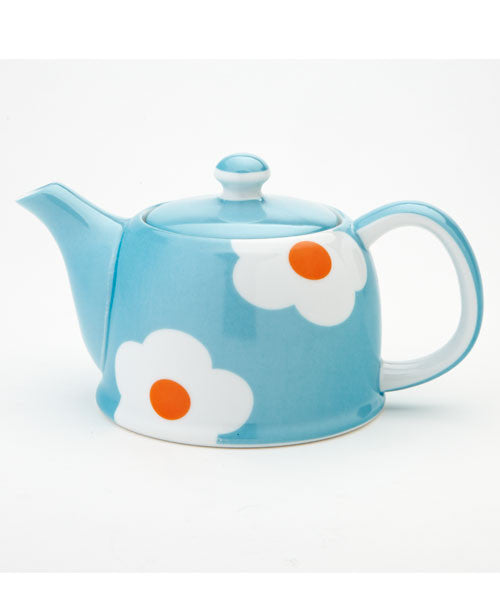 Light Blue Daisy Teapot