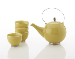Japanese Porcelain Tea Set (Yellow)
