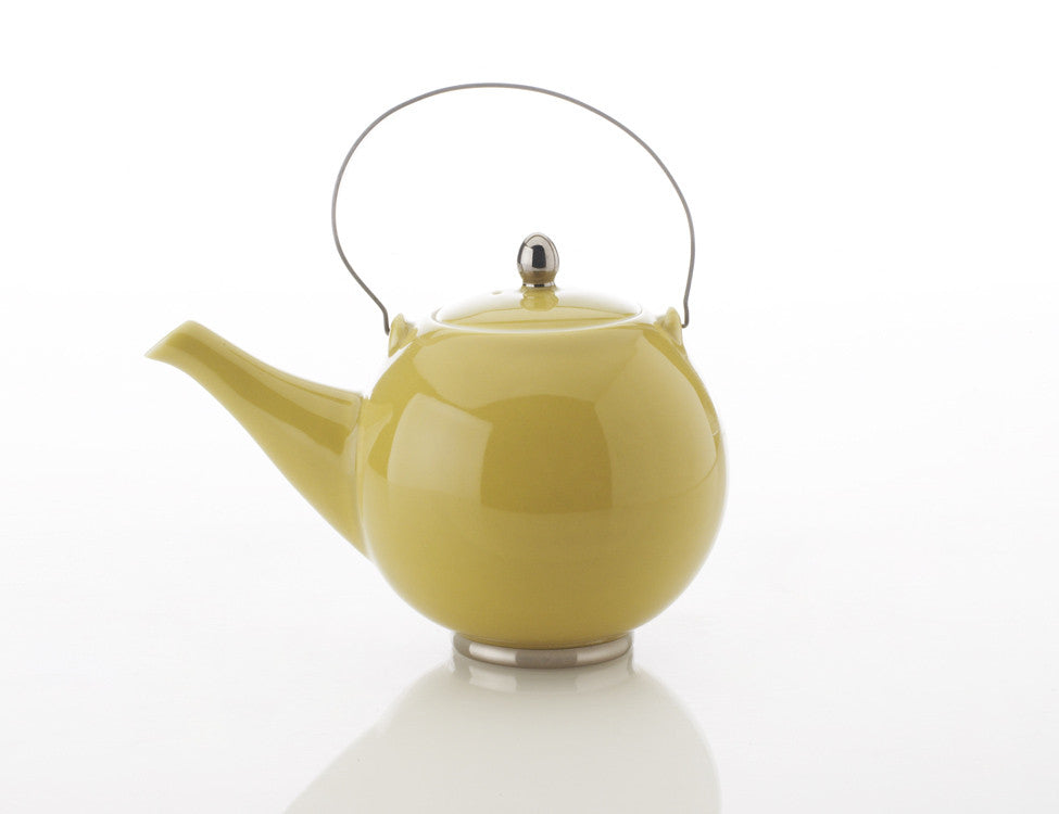 Japanese Porcelain Teapot (Yellow)